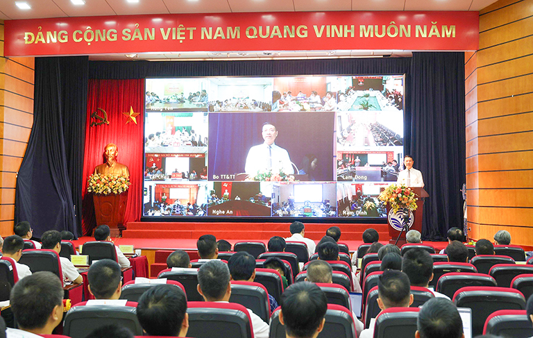 Cục trưởng Lê Phú Hà tham dự Hội nghị sơ kết công tác của Bộ Thông tin và Truyền thông 6 tháng đầu năm 2024